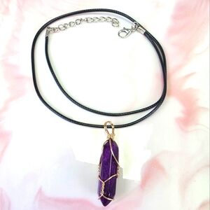 Natural Stone Pendant Necklace